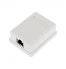 Рoзетка компьютерная внешняя, 1-порт RJ-45 (8P8C), FTP экранированная, категория 6,  03-0142  REXANT