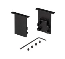 Заглушка SL-COMFORT-2542-F BLACK глухая (arlight, Металл)  031782  Arlight