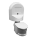 Датчик движения PMS-IR 008 1200Вт 180° 12м WH IP44  .5012899  Jazzway