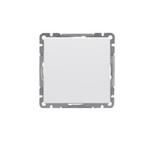 Кнопка с переключающиим контактом без фиксации Impressivo,белый  1466UC-84   2TKA00000430  ABB