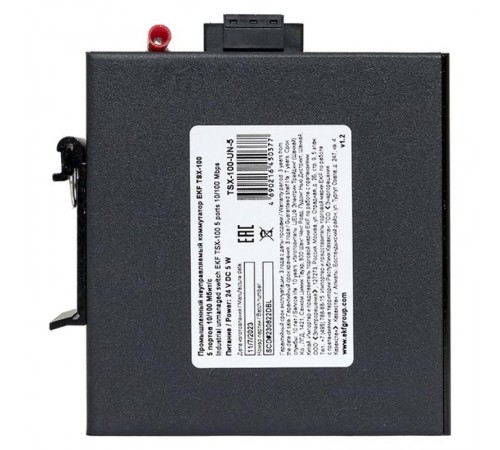 Промышленный неуправляемый коммутатор EKF TSX-100 5 портов 10/100 Мбит/с  TSX-100-UN-5  EKF