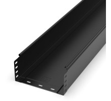 Лоток неперфорированный Стандарт 200х100х3000 (0,8 мм) RAL 9005 (6 м/уп)  PR16.9946  Промрукав