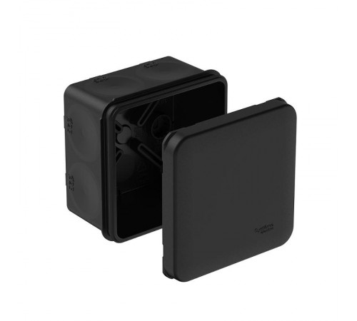 MultiBox Коробка распределительная с мембранными вводами IP66 70х70х42 Черная (со стикером) IMT352961  SE