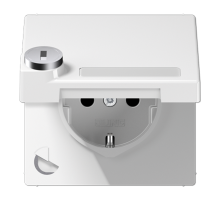 SCHUKO-розетка с крышкой  и замком LS1520NAKLSLWW Jung