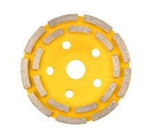 Чашка алмазная шлифовальная 2-ряд 125х22.2 мм  KR-90-0151  Kranz