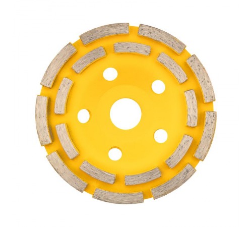 Чашка алмазная шлифовальная 2-ряд 125х22.2 мм  KR-90-0151  Kranz