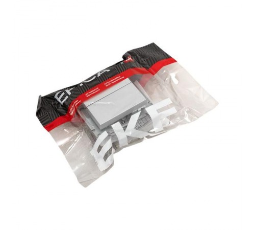 Механизм выключателя, двухклавишный, кнопочный, алюминий Эпика EKF  UP1-SWA-23  EKF