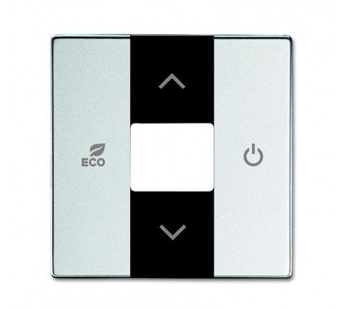 CP-RTC-83 Накладка терморегулятора free@home, future, серебристый алюминий  6220-0-0180   2CKA006220A0180  ABB