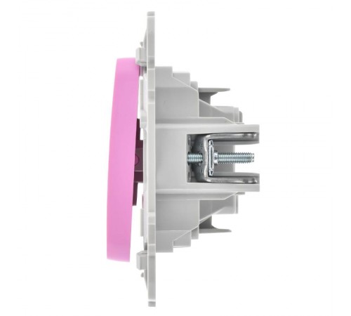 FLITE Выключатель 2-клавишный 10А ВС12-1-0-ФлПр пурпурный  FI-V20-0-10-1-K99  IEK