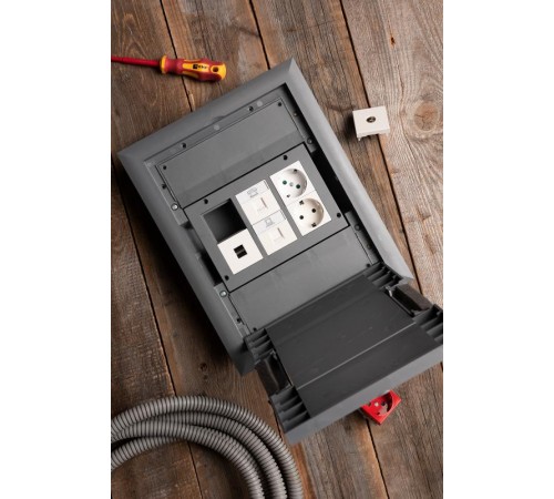 Лючок напольный C-Line 12 (с приборной рамкой)  cl-ln-12  EKF