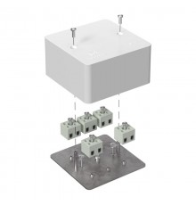 Коробка огнестойкая для кабель-канала 40-0460-FR2.5-10 Е15-Е60 (латунь) 85х85х45 IP42 10p, 2.5 мм.кв. 40-0460-FR2.5-10-Е60  Промрукав