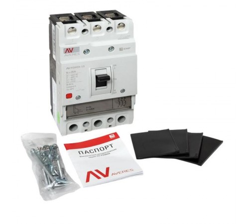 Выключатель автоматический AV POWER-1/3  25А 80kA TR AVERES  mccb-13-25H-TR-av  EKF