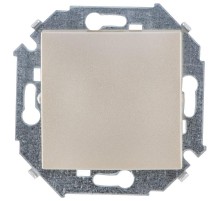 Simon 15 Шампань Выключатель 1-кл проходной с 3-х мест (перекрёстный), 16А 250В, винт. зажим  1591251-034  Simon