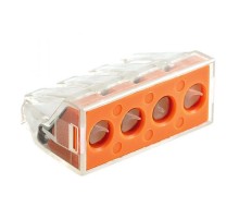 Клемма СМК 773-174 (с пастой), 4 отверстия, 2,5-6,0 мм2 (уп.4шт.) EKF PROxima  plc-smk-773-174r  EKF