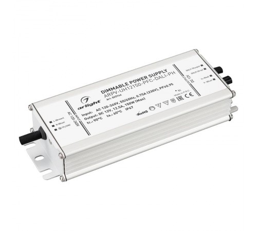 Блок питания ARPV-UH12150-PFC-DALI-PH (12V, 12.5A, 150W)  025746  Arlight