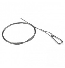 Трос стальной с карабином L=10м (2мм)  trk-10  EKF