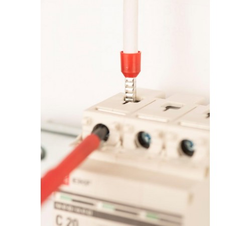 Наконечник штыревой втулочный изолированный НШвИ 10,0-18 (50шт.) PROxima  nhvi-10.0-18  EKF