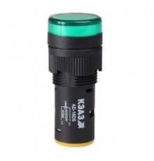 Лампа AD16DS(LED) матрица D16мм зеленый 110В AC/DC  357831  КЭАЗ