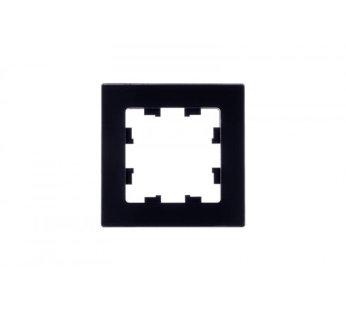 AtlasDesign Nature Черный Рамка 1-ая, натуральное стекло  ATN361001  SE