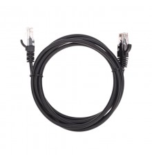 Патч-корд U/UTP, CAT 5e, RJ45-RJ45, 26AWG, LSZH, черный, 1,5м REXANT  02-0102-105  REXANT