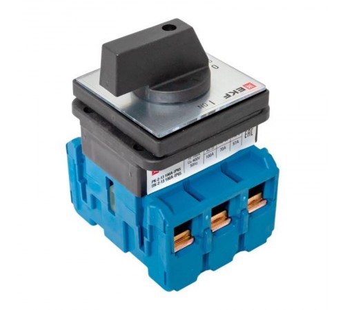 Переключатель кулачковый ПК-2-13 100А 3P "ВКЛ-ВЫКЛ" IP65  pk-2-13-100-65  EKF