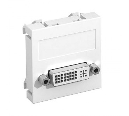 Мультимедийная рамка DVI Modul45 (белый) (MTG-DVI S RW1)  6104730  OBO Bettermann