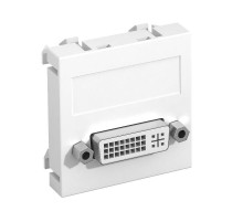 Мультимедийная рамка DVI Modul45 (белый) (MTG-DVI S RW1)  6104730  OBO Bettermann