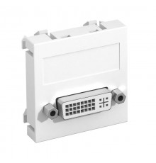 Мультимедийная рамка DVI Modul45 (белый) (MTG-DVI S RW1)  6104730  OBO Bettermann