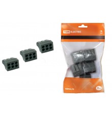 Строительно-монтажная клемма КБМ-773-306 (2,5мм2) (5 шт/упак)  SQ0517-0013  TDM