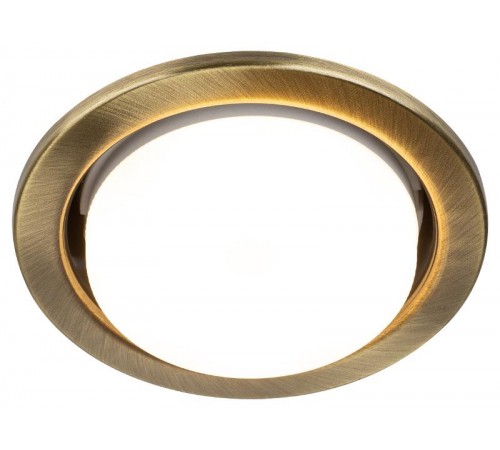 Светильник встраиваемый точечный под лампу GX53 KL35 SB /1 (к) 220V, 13W,бронза  Б0048951  ЭРА