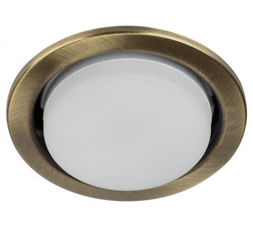 Светильник встраиваемый точечный под лампу GX53 KL35 SB /1 (к) 220V, 13W,бронза  Б0048951  ЭРА