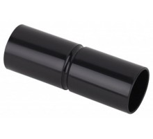 Муфта соедин. для трубы 25мм (пластм.) черная  М01225Ч  Рувинил