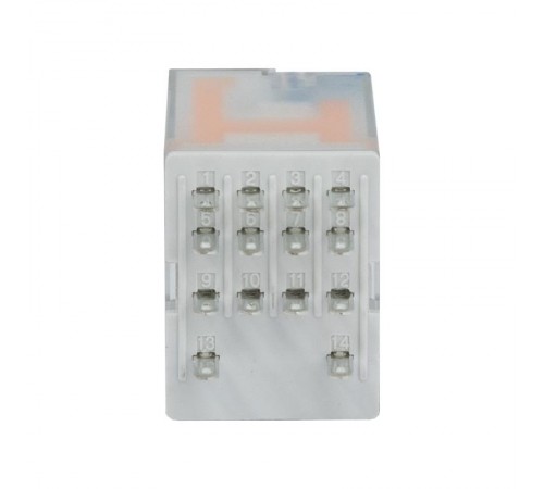 Одиночное реле, 4 перекидных контакта, 220 В DC  IR-220DC-4CO-D  DKC