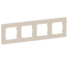 FLITE Classic Рамка 4-ая РУ-4-К-ФлЛ льняной  FI-M42-32-20-K88  IEK