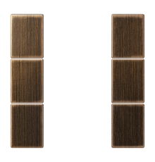 комплект накладок 3гр антик  ME2503TSAAT  Jung