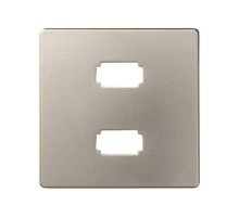 Simon 82 Накладка для коннектора 2*USB 2.0 типа А, "мама", S82, S82N, шампань  8201090-034  Simon