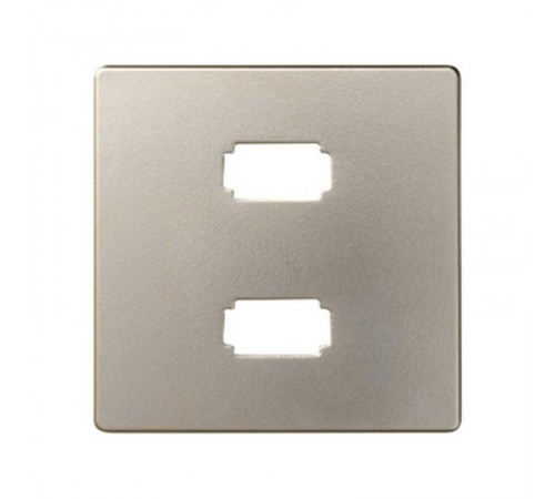 Simon 82 Накладка для коннектора 2*USB 2.0 типа А, "мама", S82, S82N, шампань  8201090-034  Simon