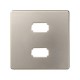 Simon 82 Накладка для коннектора 2*USB 2.0 типа А, "мама", S82, S82N, шампань  8201090-034  Simon