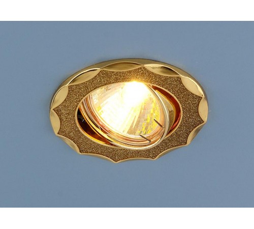 Светильник точечный встраиваемый 612 MR16 GD золотой блеск/золото  a032244  Elektrostandard