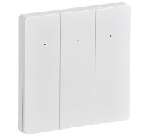 iTEQ SMART-выключатель 3-кл. 16А с нейтр. WIFI+BLE бел.  IT-SM3NWBI-K01  ONI