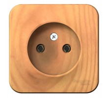 Blanca Ясень О/У с изолирующей пластиной Ясень Розетка без заземления без шторок 16А, 250В  BLNRA000115  SE