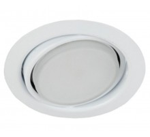 Светильник поворотный точечный под лампу GX53 KL35 А WH /1 поворотный, 220V, 13W, белый (80/960)  Б0048953  ЭРА