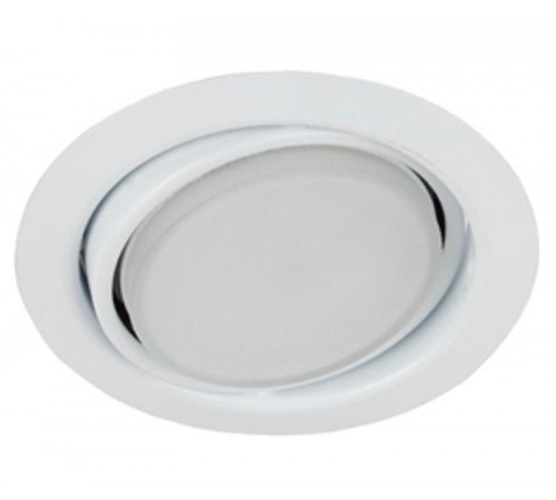 Светильник поворотный точечный под лампу GX53 KL35 А WH /1 поворотный, 220V, 13W, белый (80/960)  Б0048953  ЭРА