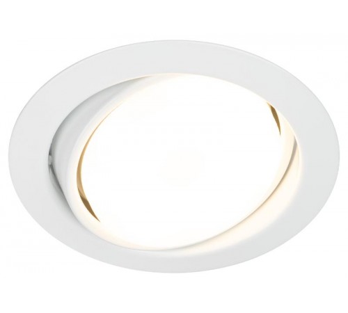 Светильник поворотный точечный под лампу GX53 KL35 А WH /1 поворотный, 220V, 13W, белый (80/960)  Б0048953  ЭРА