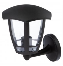 Светильник садово-парковый 6-гранный черный настенный вверх E27 IP44(У1) НБУ 07-40-003 "Дели 1" (8/4  Б0051187  ЭРА