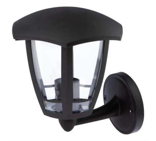 Светильник садово-парковый 6-гранный черный настенный вверх E27 IP44(У1) НБУ 07-40-003 "Дели 1" (8/4  Б0051187  ЭРА