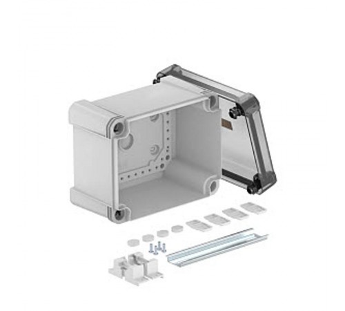 Распределительная коробка X10C, IP 67, 191х151х126 мм,сплошная стенка, прозрачная крышка, DIN-рейка  2005564  OBO Bettermann