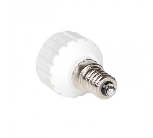 Переходник Е14-GU10 белый PROxima  AD-E14-GU10-w  EKF
