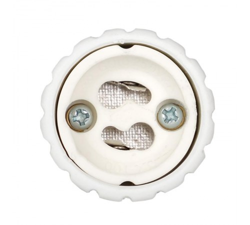 Переходник Е14-GU10 белый PROxima  AD-E14-GU10-w  EKF