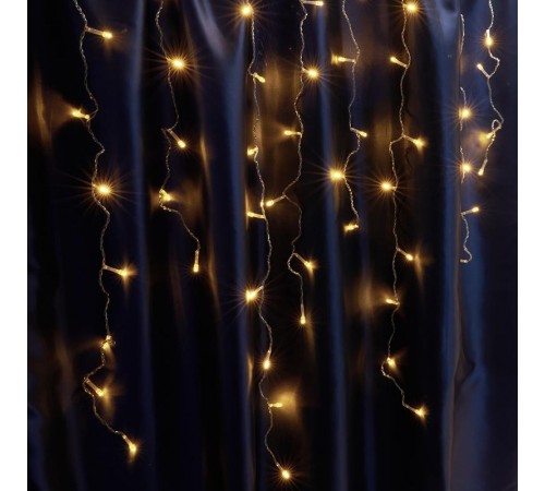 Гирлянда - бахрома CL23  240 диодов  2700K, эффект стробов, IP44 5,3м*1,5м + 3м  32351  FERON